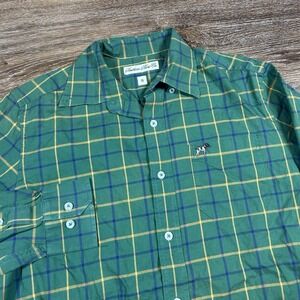 Southern‎ Point Co. Shirt Men's S Green Long Sleeve Button Down Plaid Preppy